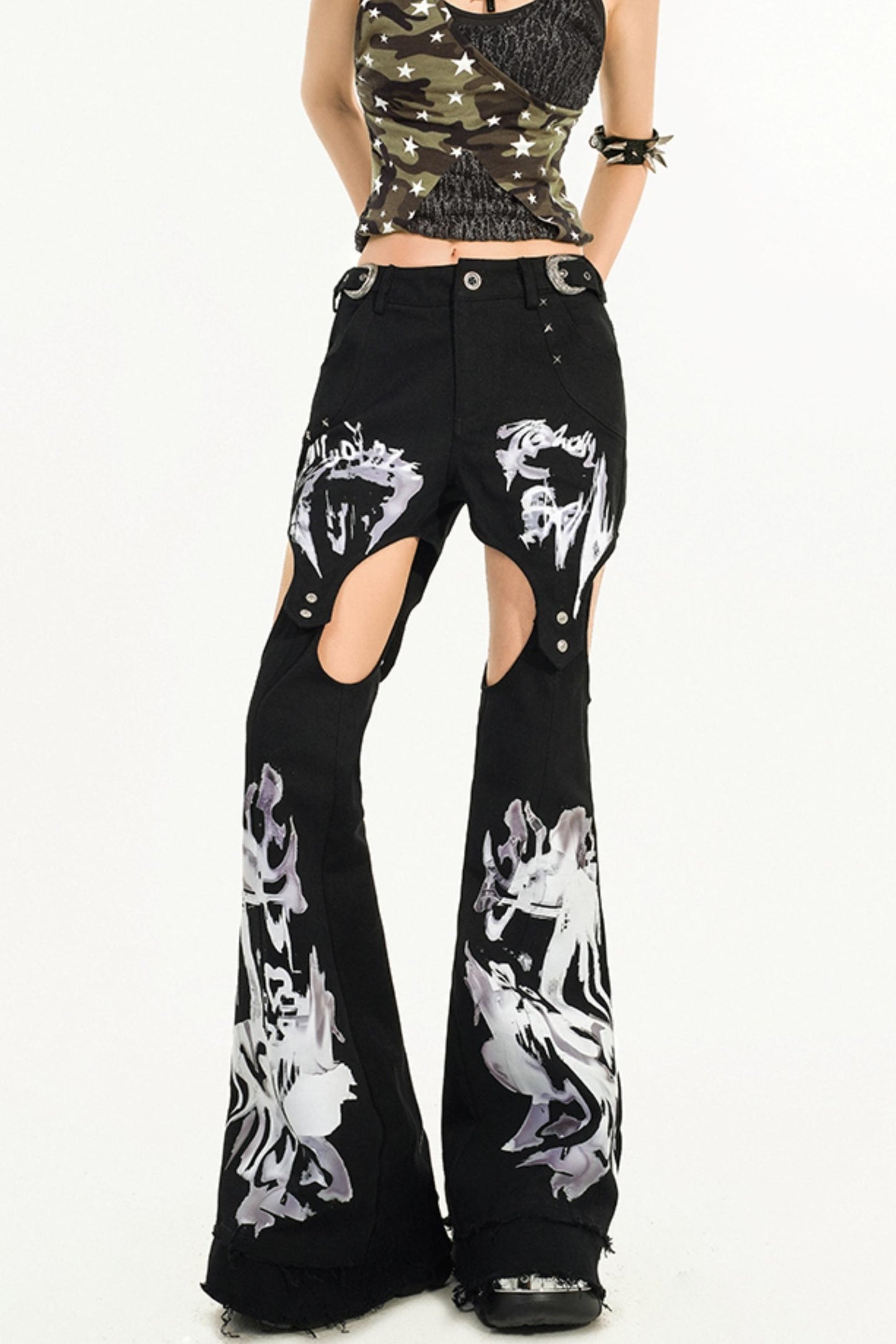 Spicy Flared Street Jeans