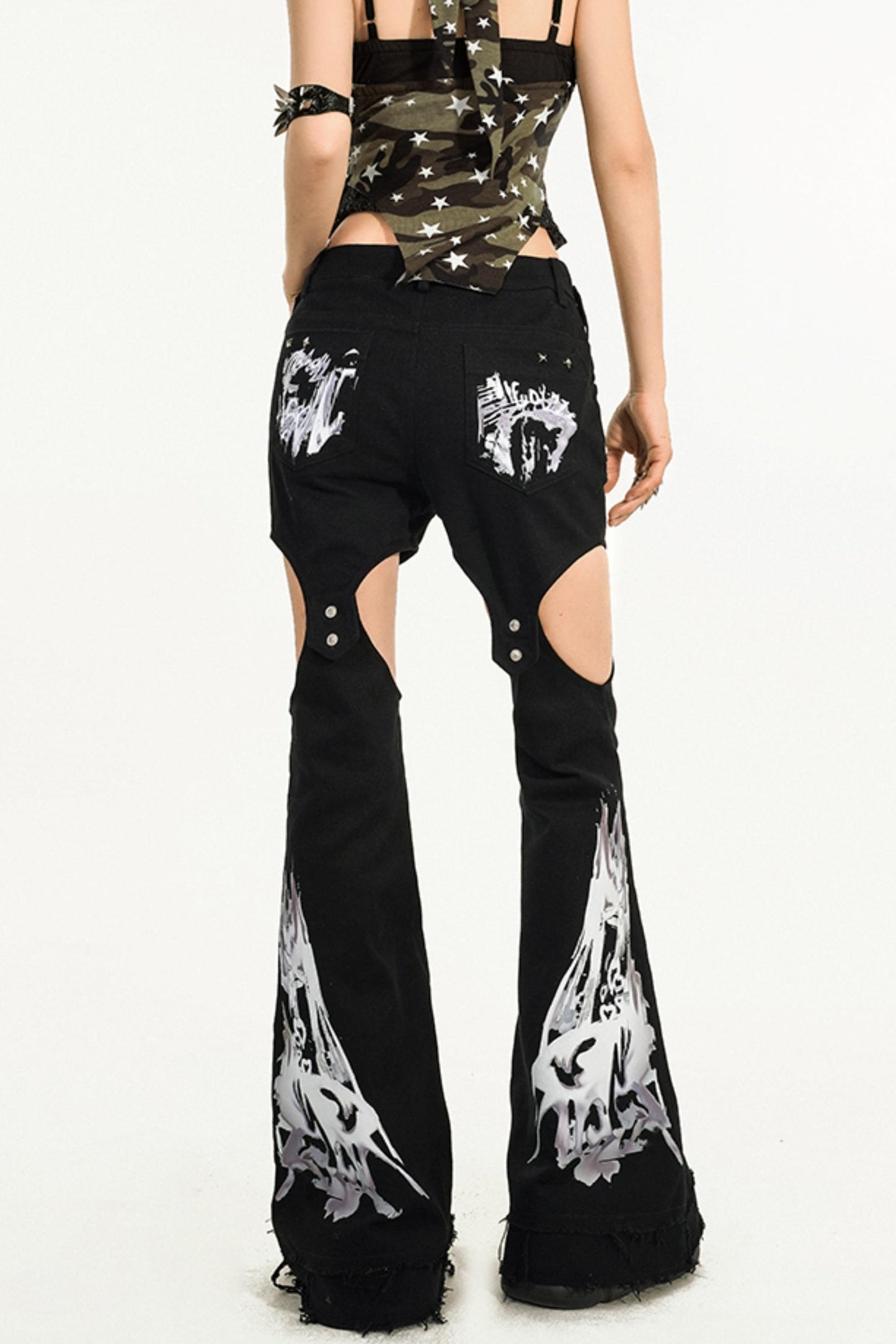 Spicy Flared Street Jeans