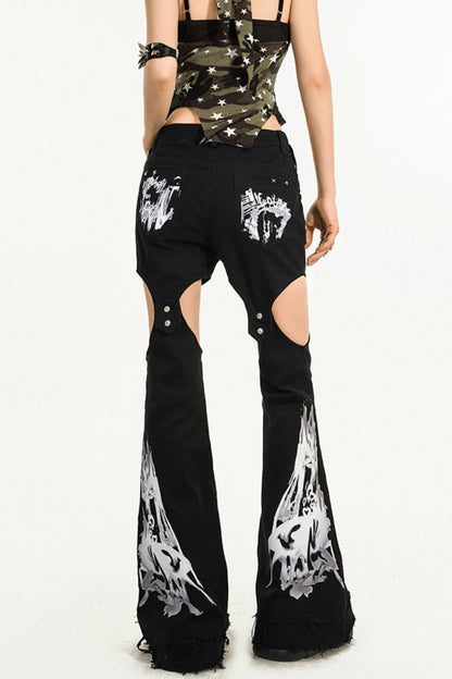 Spicy Flared Street Jeans