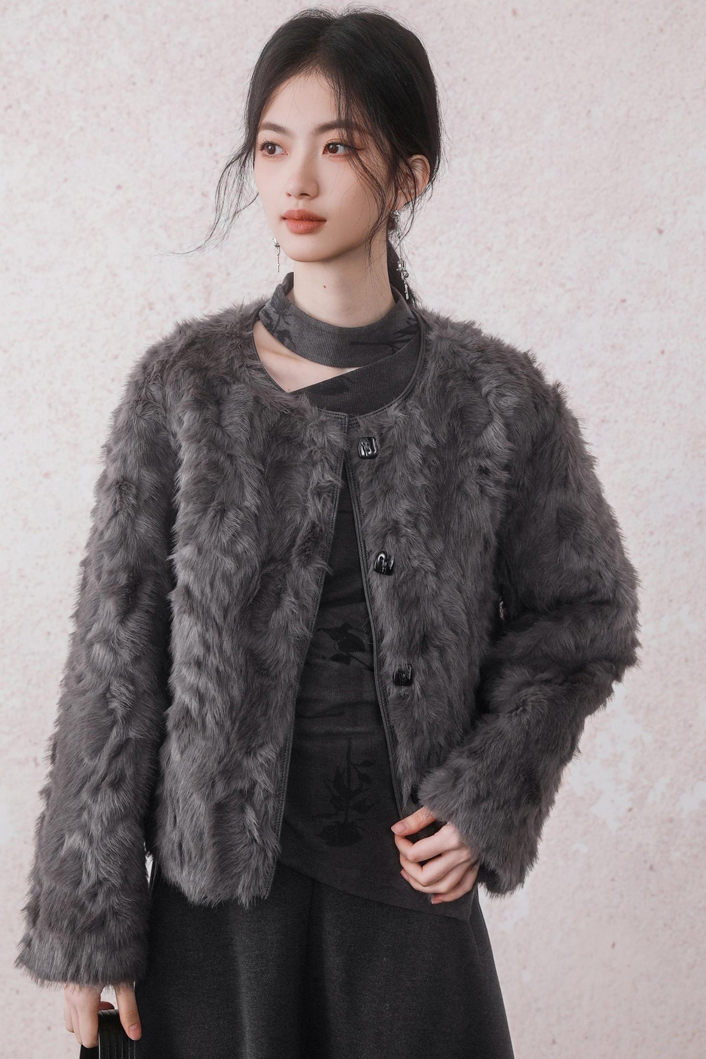 Eco-Friendly Fur Jacket