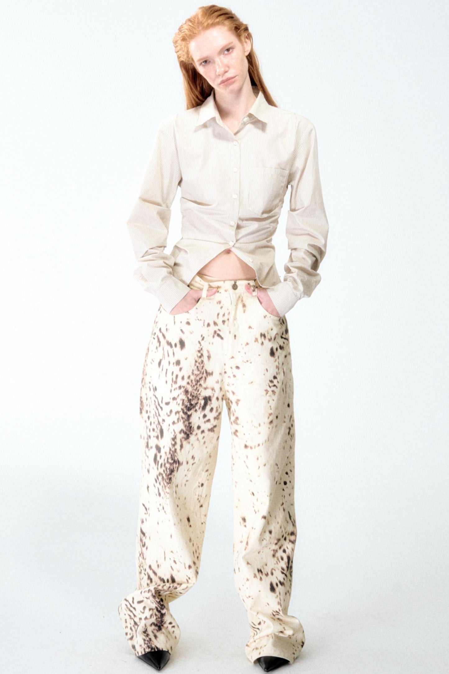 Wild Spice Wide-Leg Jeans