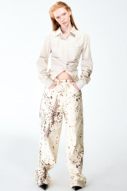 Wild Spice Wide-Leg Jeans