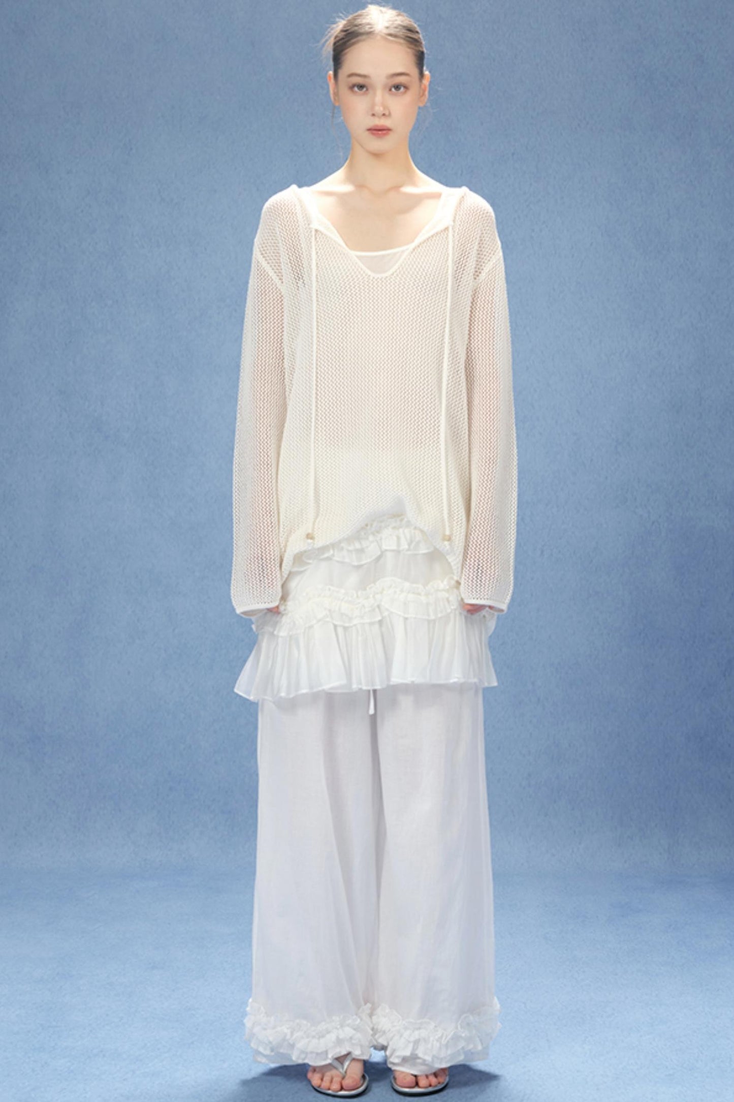 Windwave Lace Vest Dress