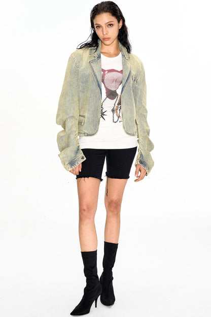 Vintage Denim Blazer