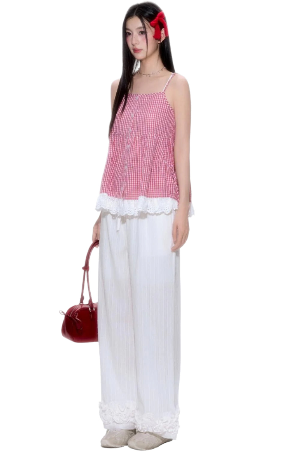 Sweet Lace Halter Top