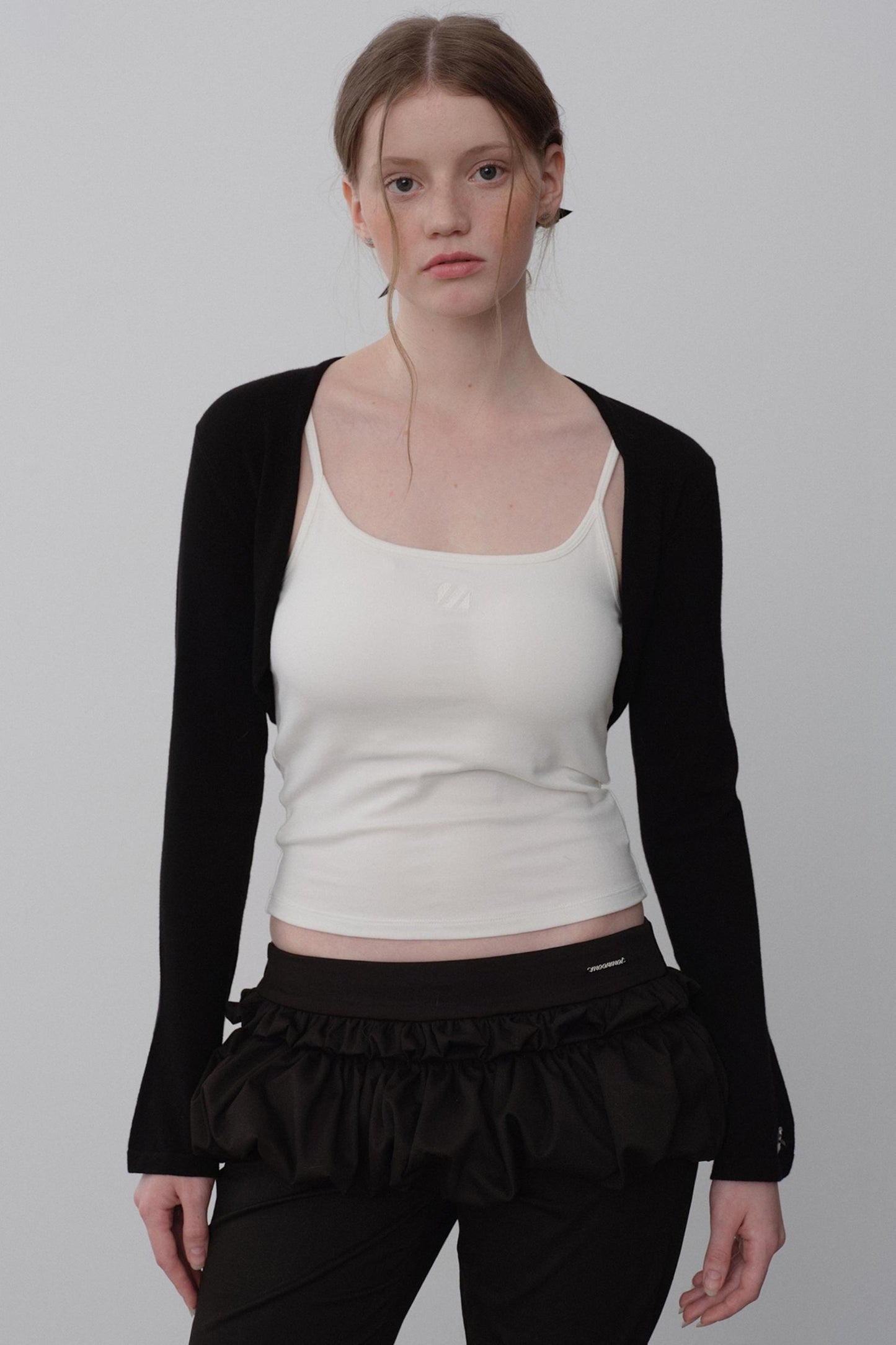 Cozy Merino Wool Flare Sleeve Cardigan