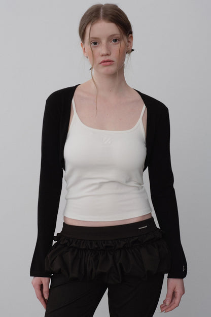 Cozy Merino Wool Flare Sleeve Cardigan