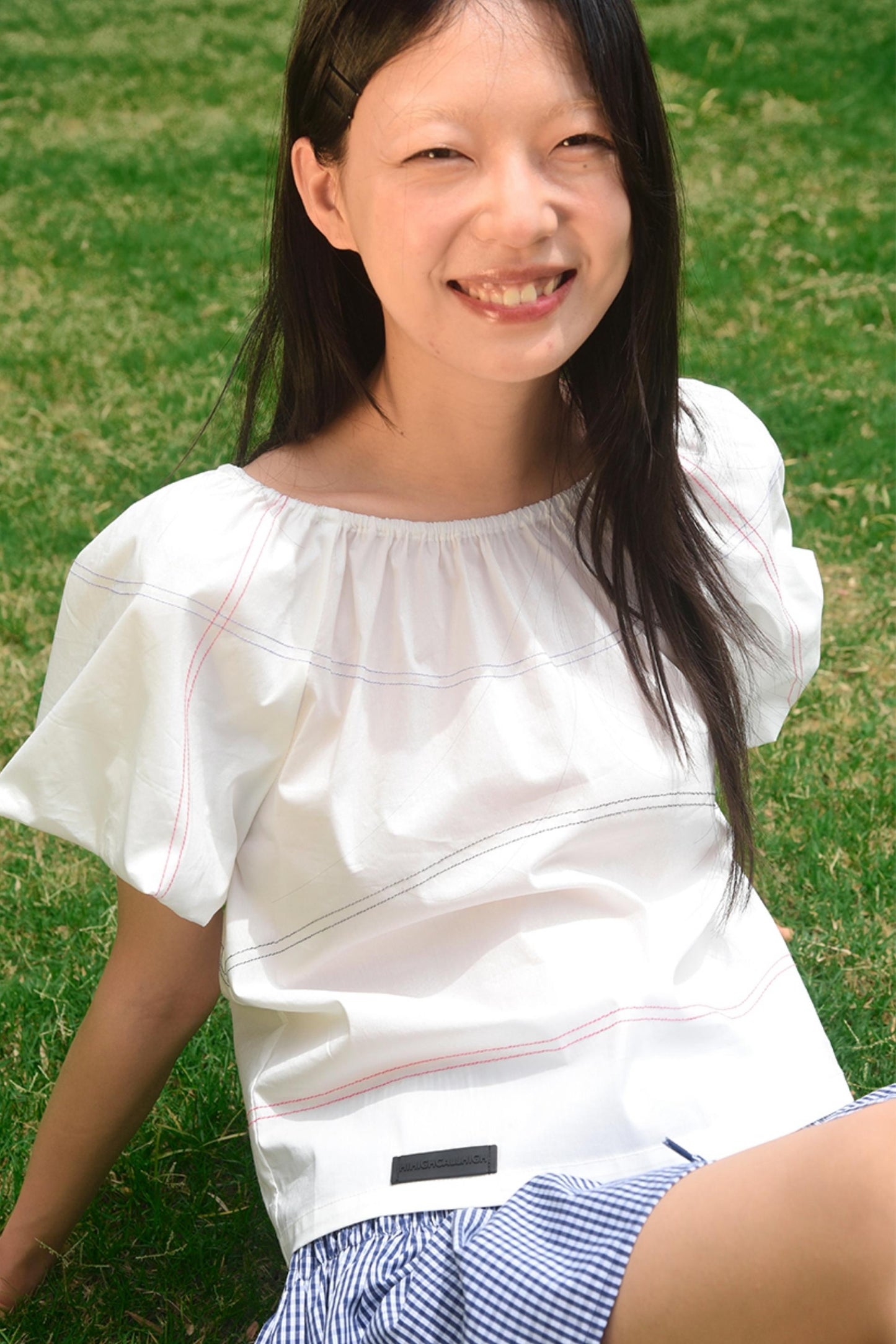 Blocked Neckline Tee