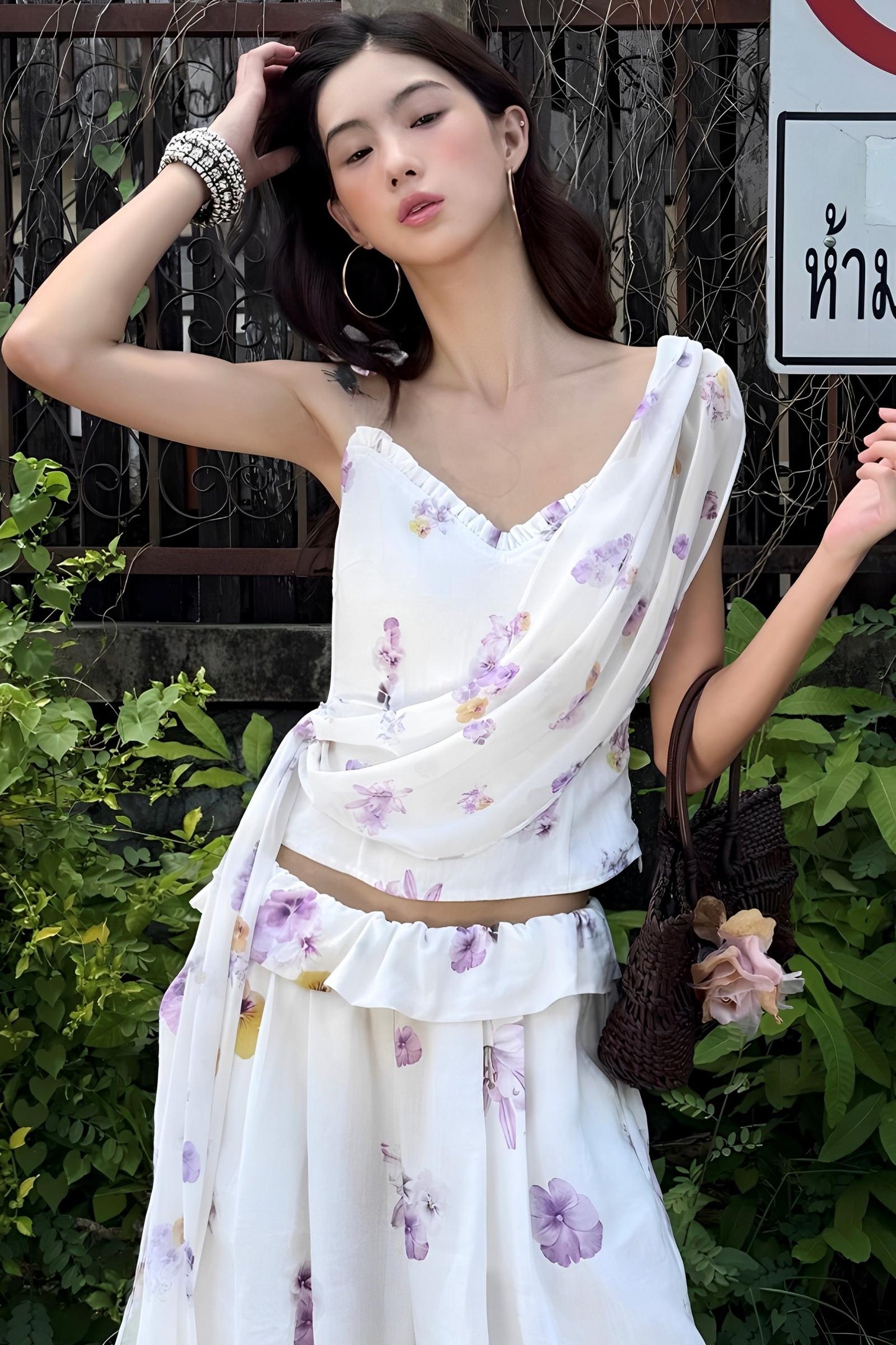 Breeze Chiffon Wide Leg Set-Up