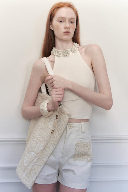 Bloom Handcrafted Beaded Tote