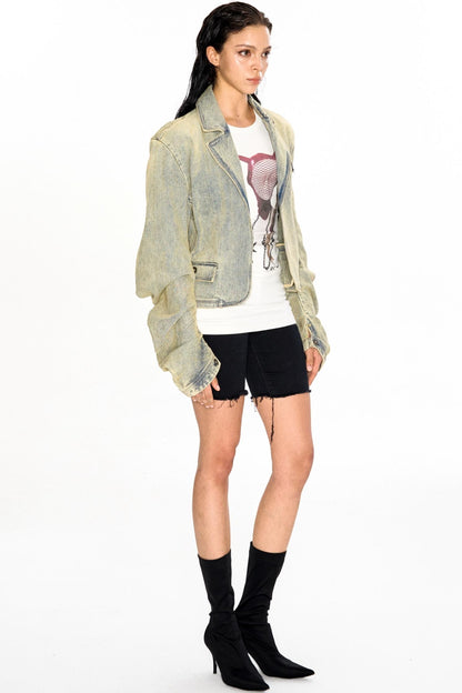 Vintage Denim Blazer