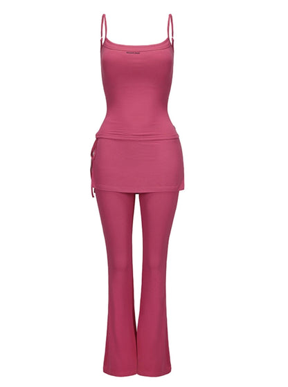 Sparkle Rhinestone Camisole & Micro Pants Set