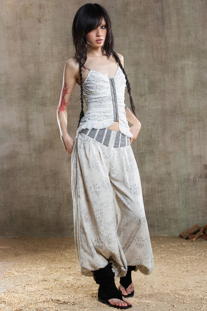 Retro Fishbone Pants