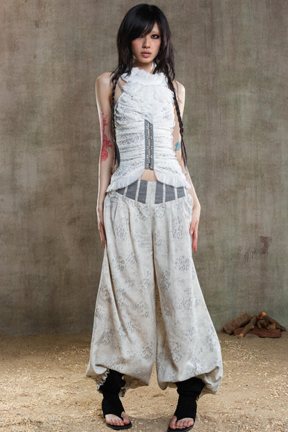 Retro Fishbone Pants