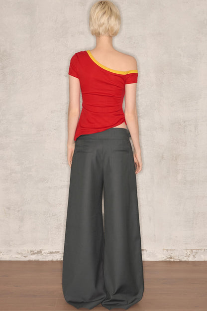 Wide-Leg Trousers