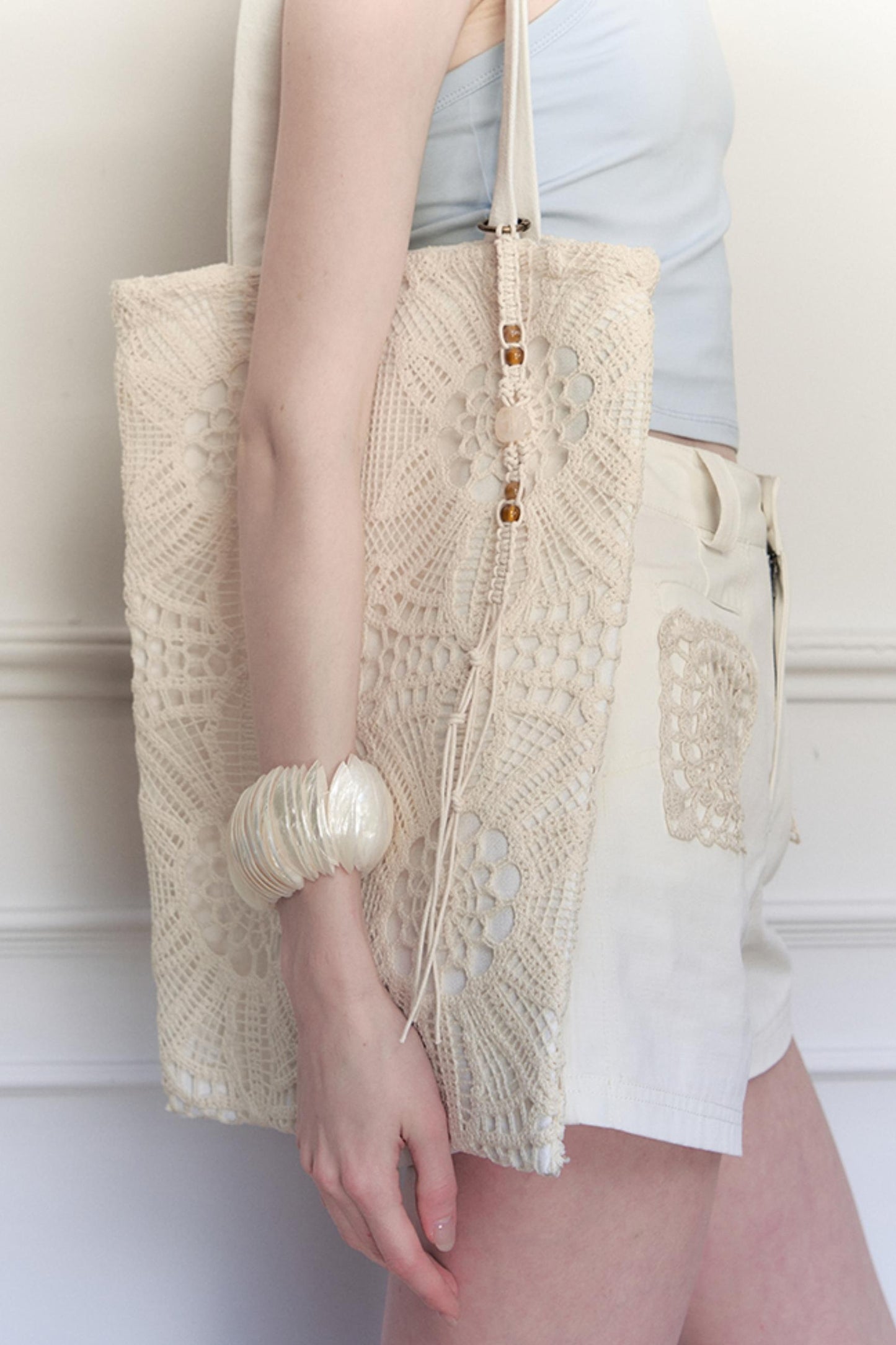Bloom Handcrafted Beaded Tote