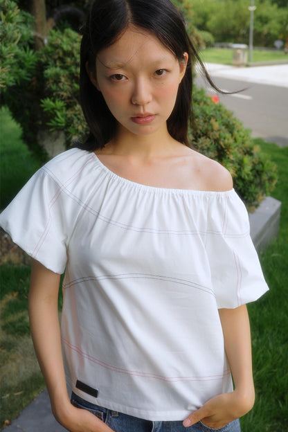 Blocked Neckline Tee