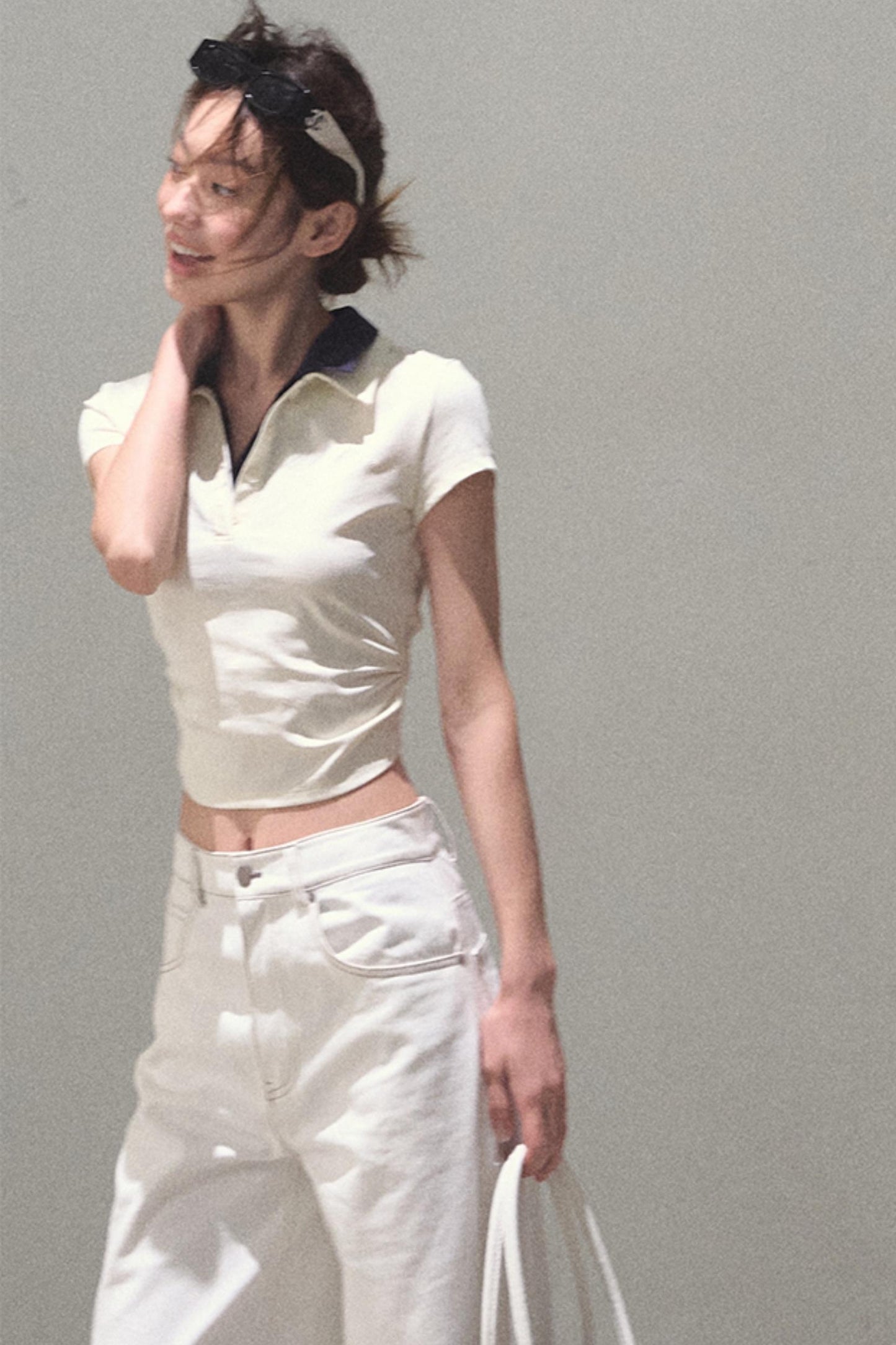 Vintage Lace Poncho Polo Skirt Set-Up