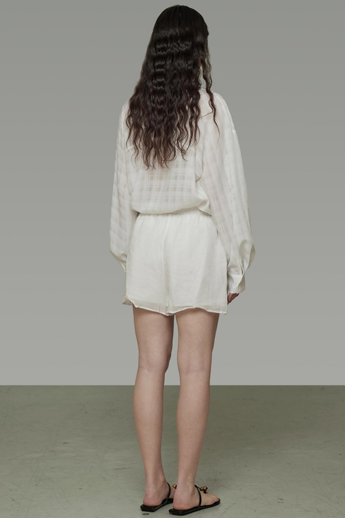 Tie-Waist Linen Shorts