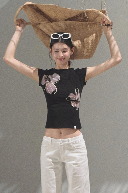 Chic Cow Print Jeans