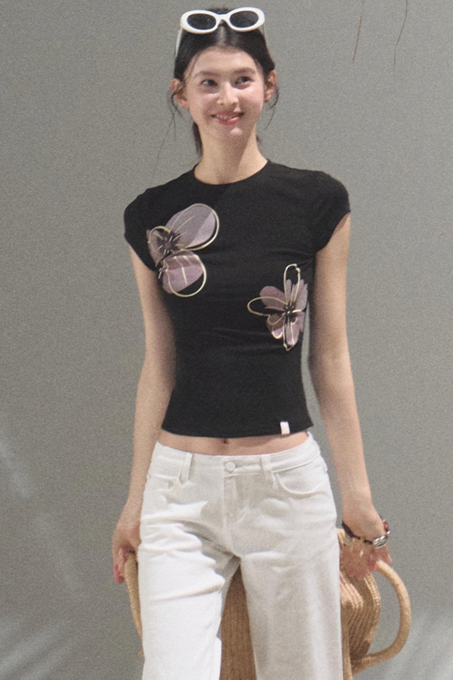 Chic Cow Print Jeans