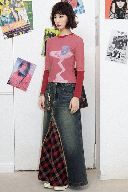 Striped Long Sleeve T-Shirt