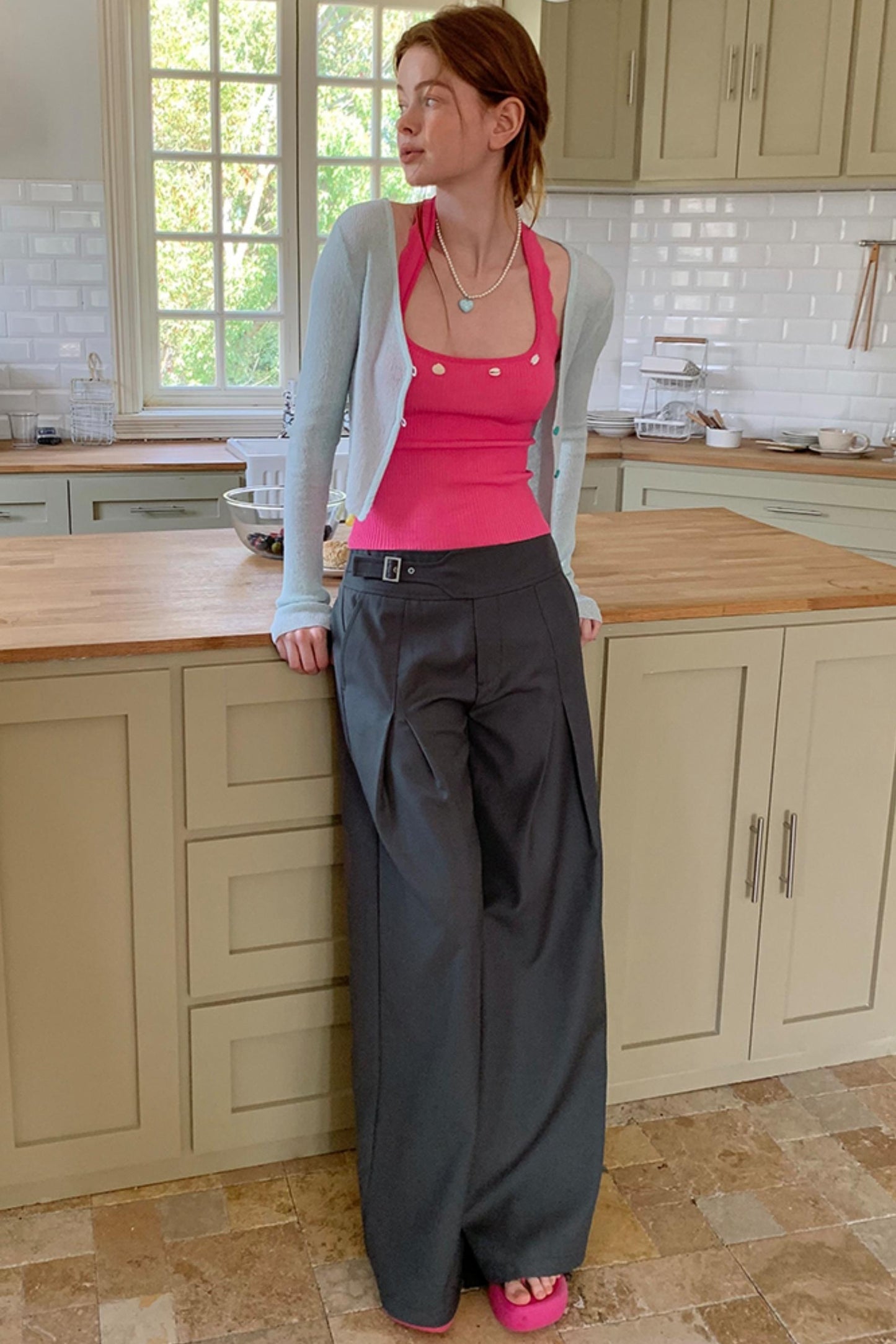 Wide-Leg Trousers