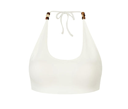 Black Halter Crop Top