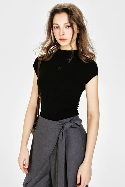 Irregular Wide-Leg Pants