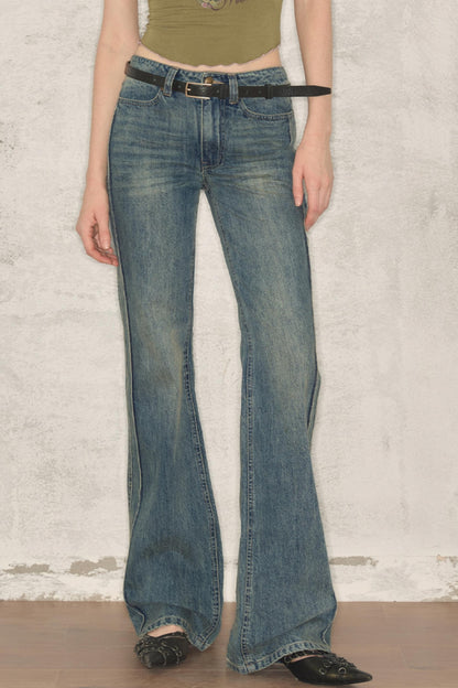 Summer Vintage Straight-Leg Jeans