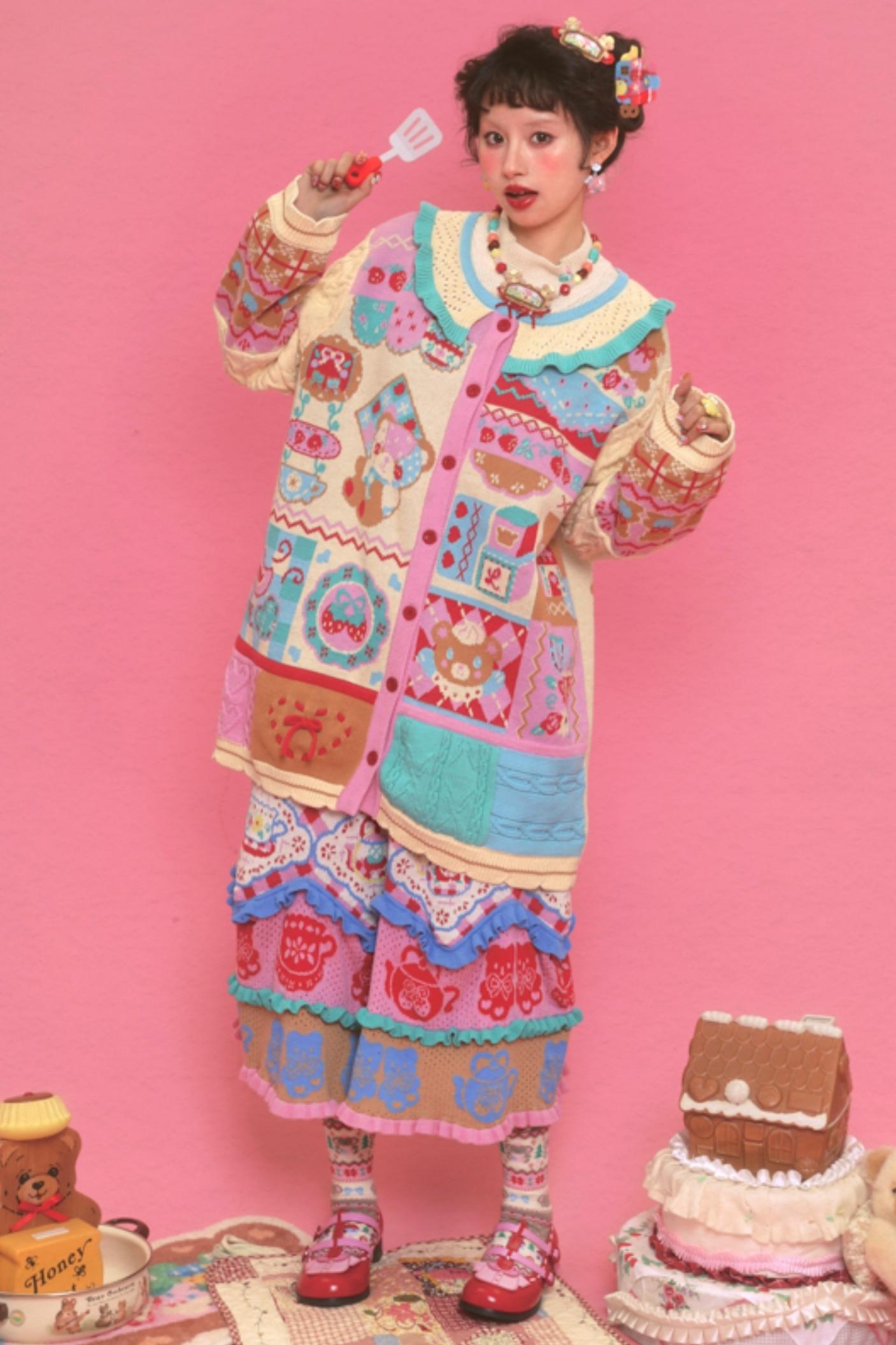 Multi-Piece Patchwork Sweater