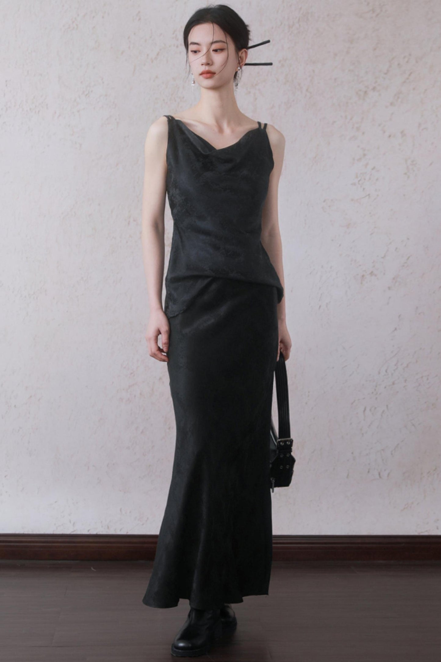 Modern Han-Inspired Suspender Skirt Set-Up