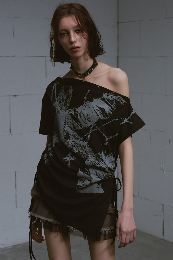 Summer Slant Oversize Tee