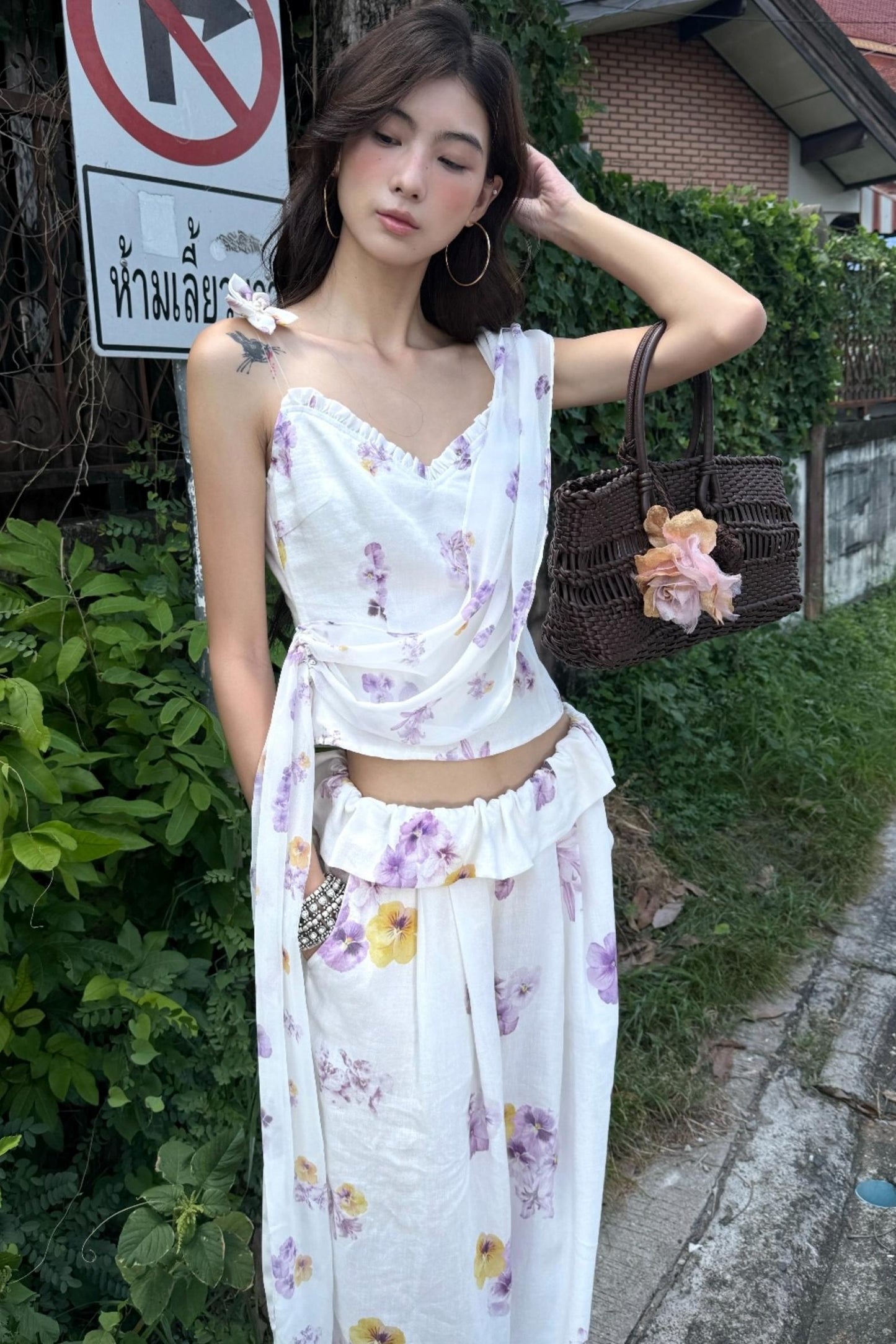 Breeze Chiffon Wide Leg Set-Up