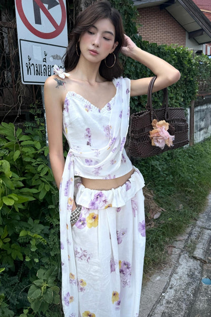 Breeze Chiffon Wide Leg Set-Up