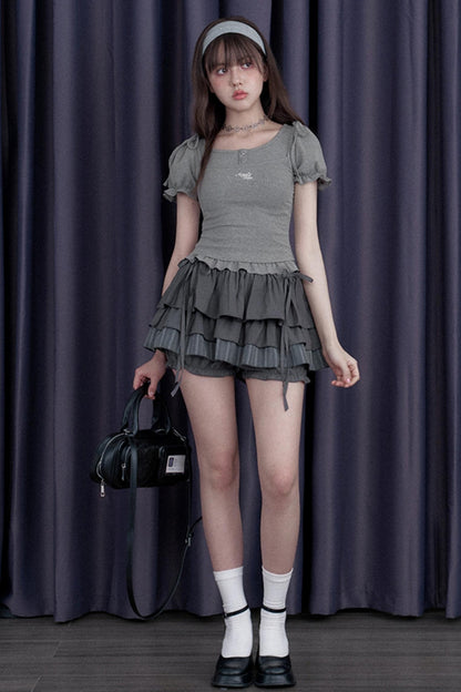 Sweet Lust Bubble Sleeve Top