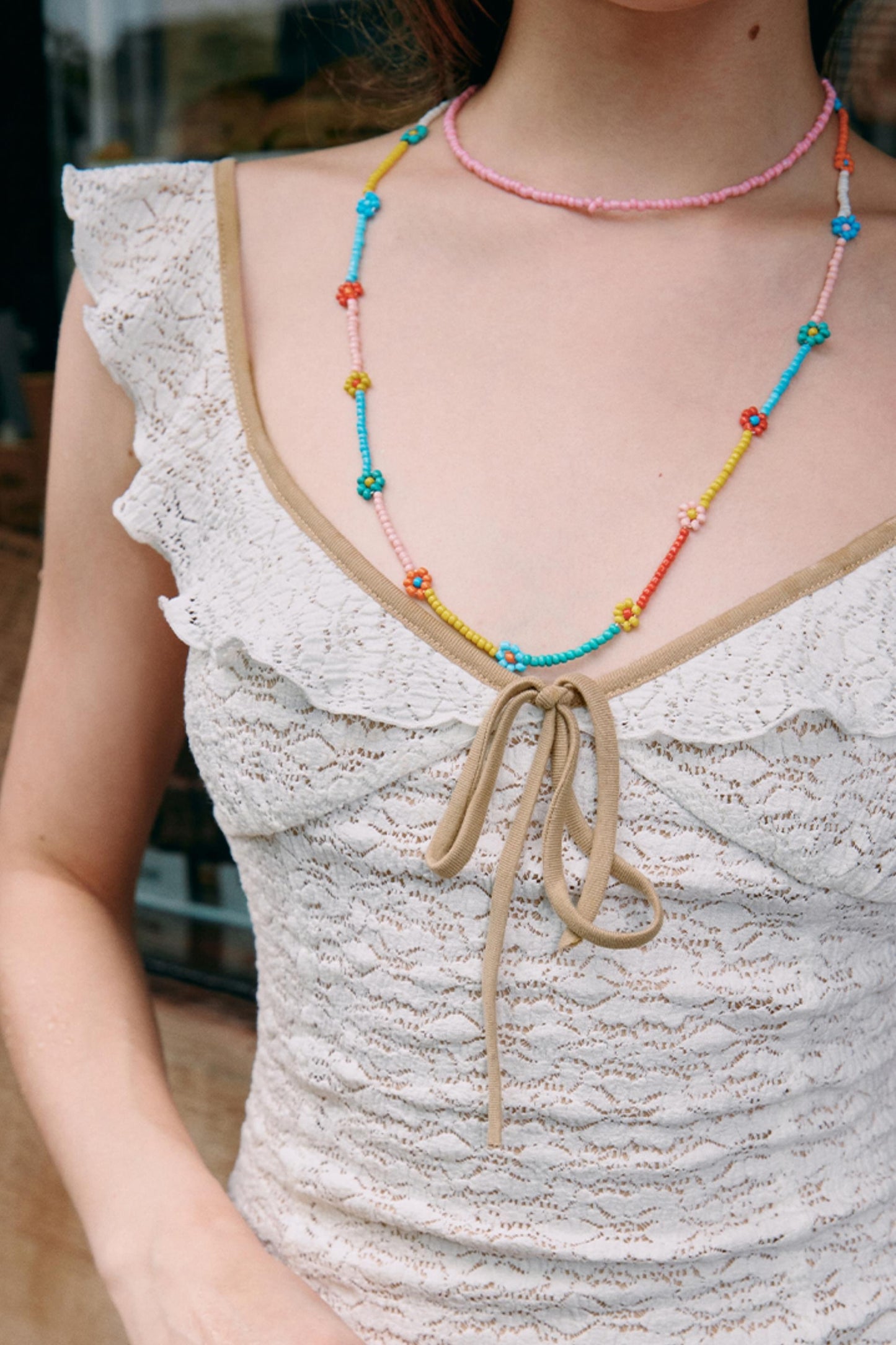 Romantic Floral Waist Dress