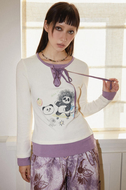 Chemistry Girl Panda Top