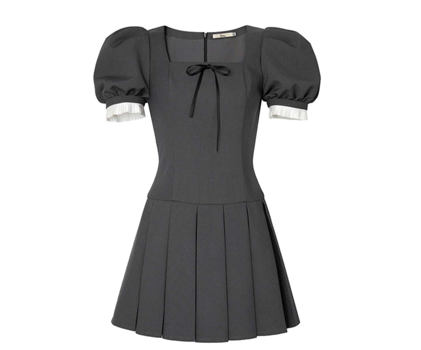 Vintage Lace Check Dress