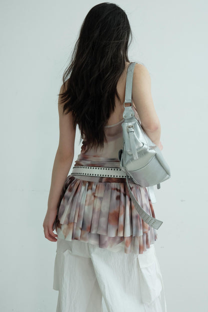 Elegant Peplum Halter Top