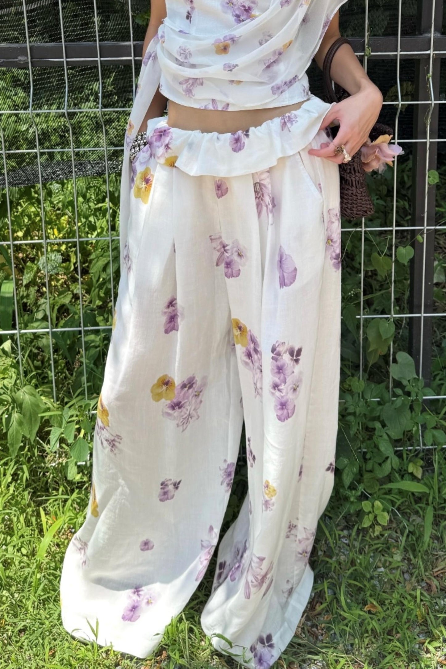 Breeze Chiffon Wide Leg Set-Up