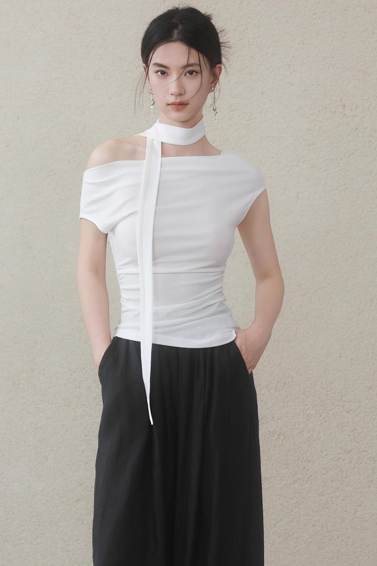 Summer White Flutter T-Shirt