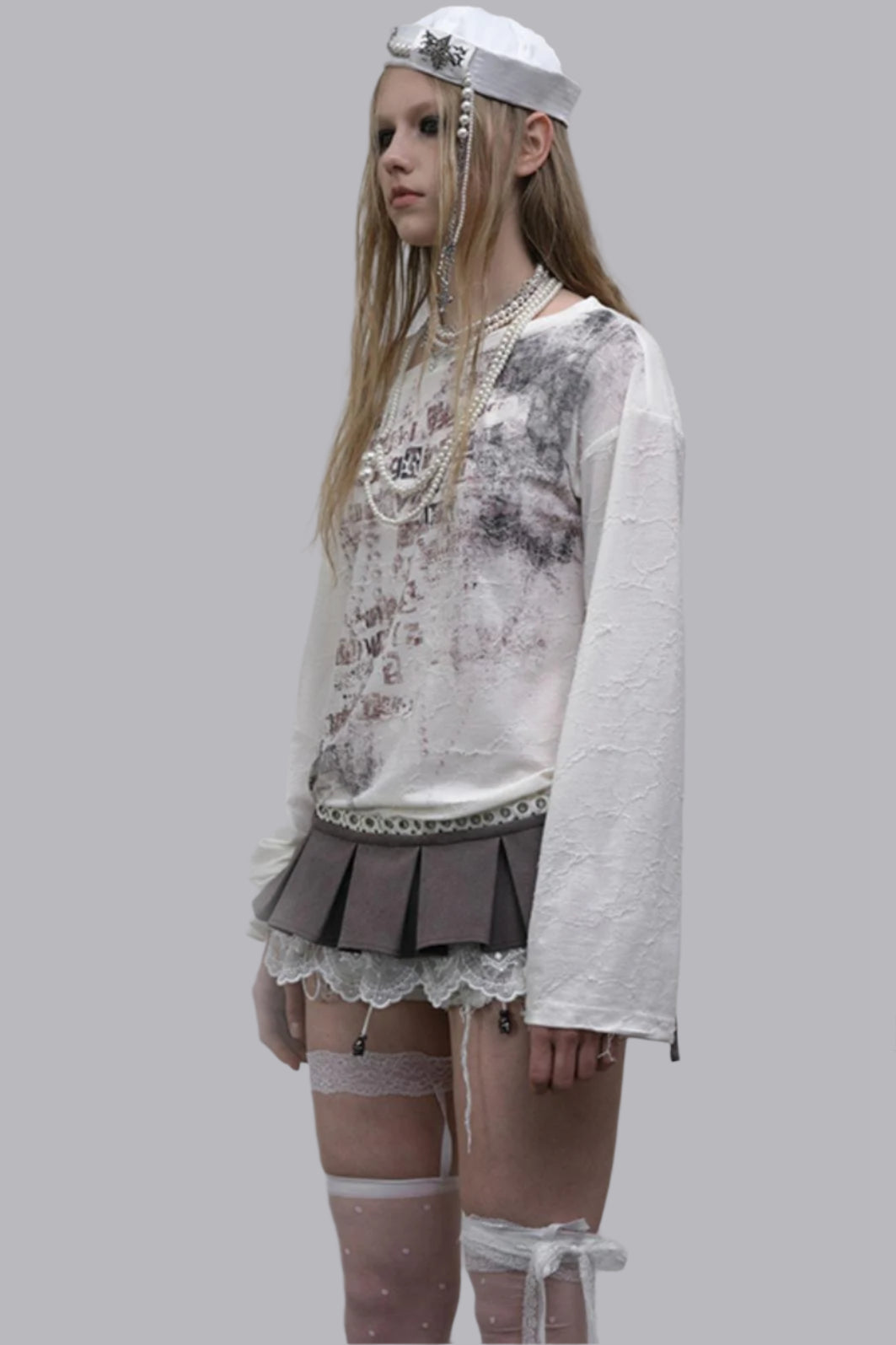 Slouchy One-Shoulder Tee