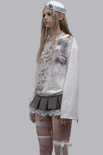 Slouchy One-Shoulder Tee