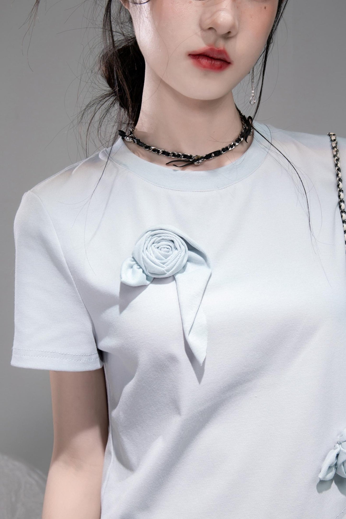 Smudge Art Sheer Print Skirt