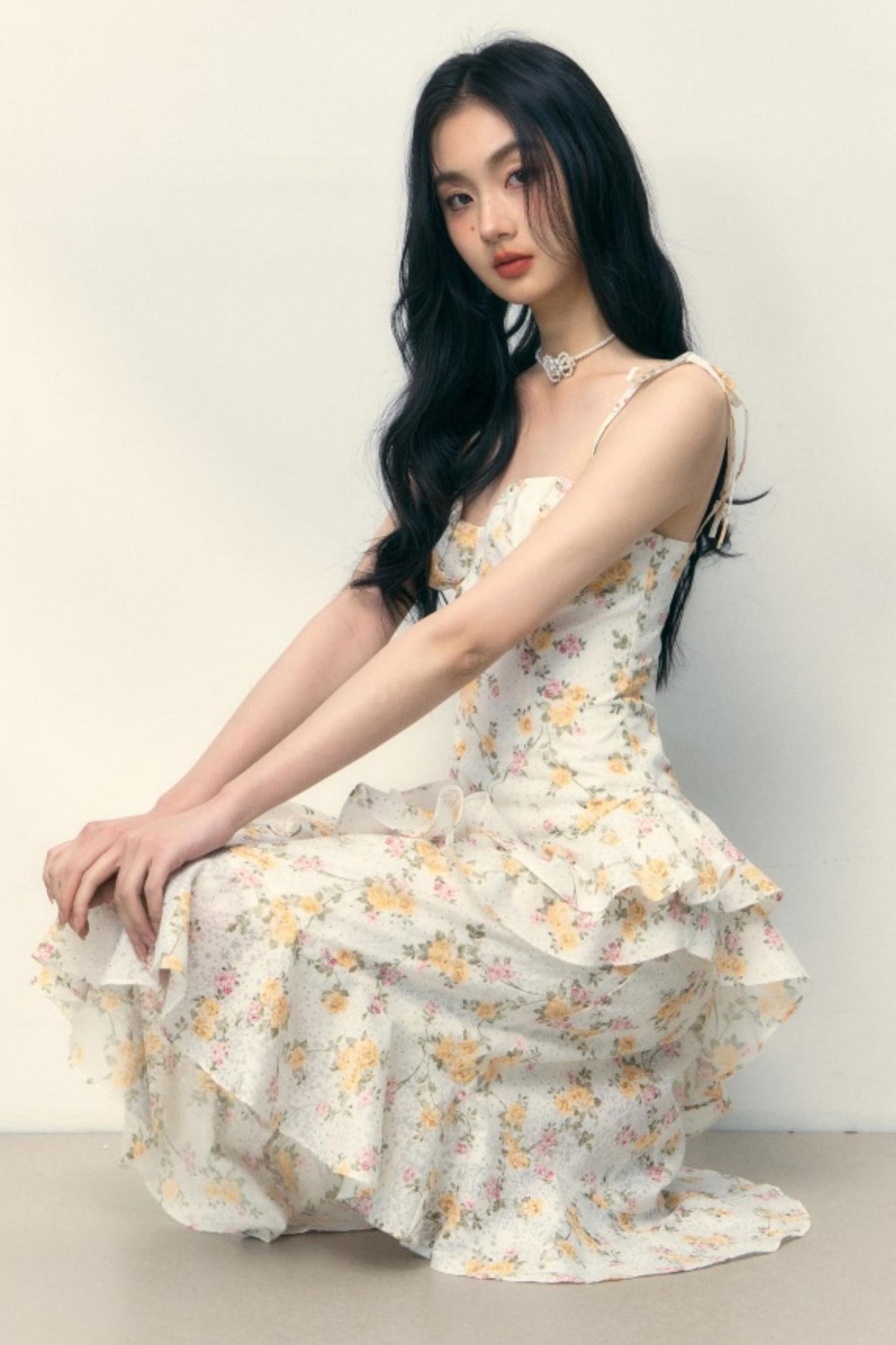 Yellow Rose Cami Dress