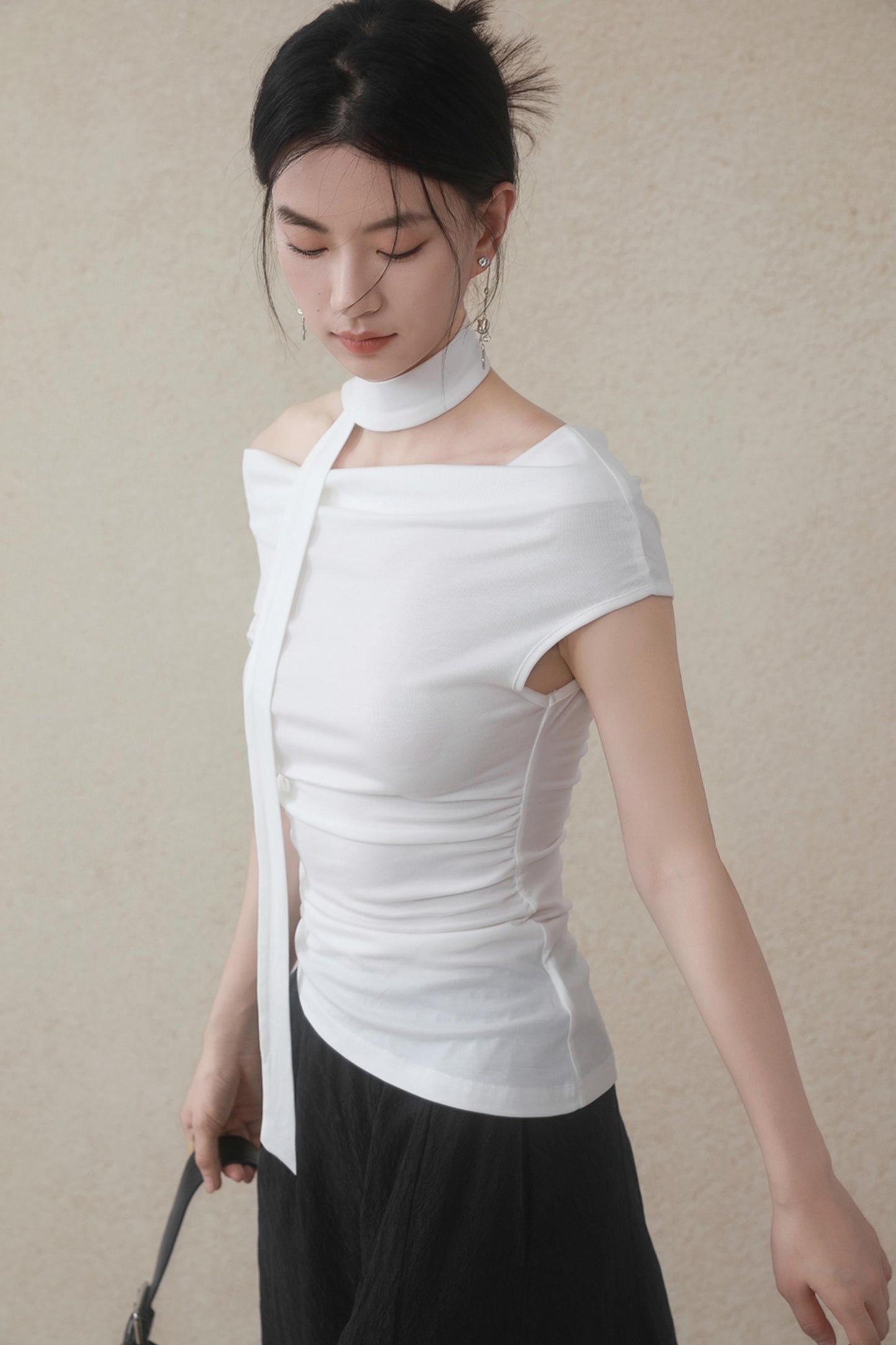 Summer White Flutter T-Shirt