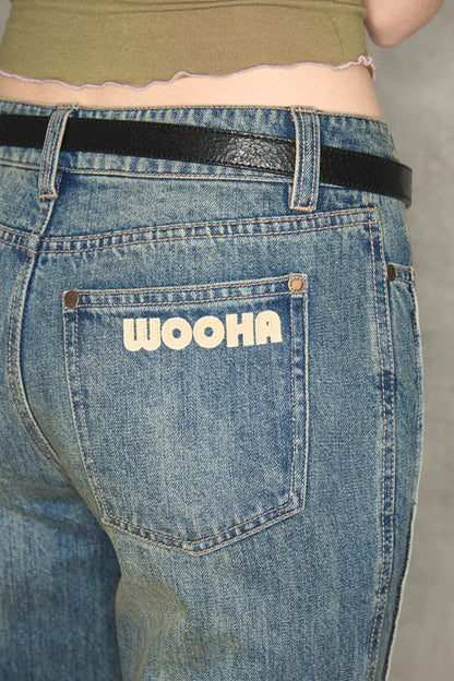 Summer Vintage Straight-Leg Jeans