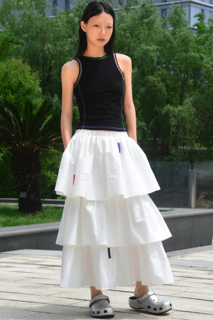 Vibrant Contrast Slim Tank