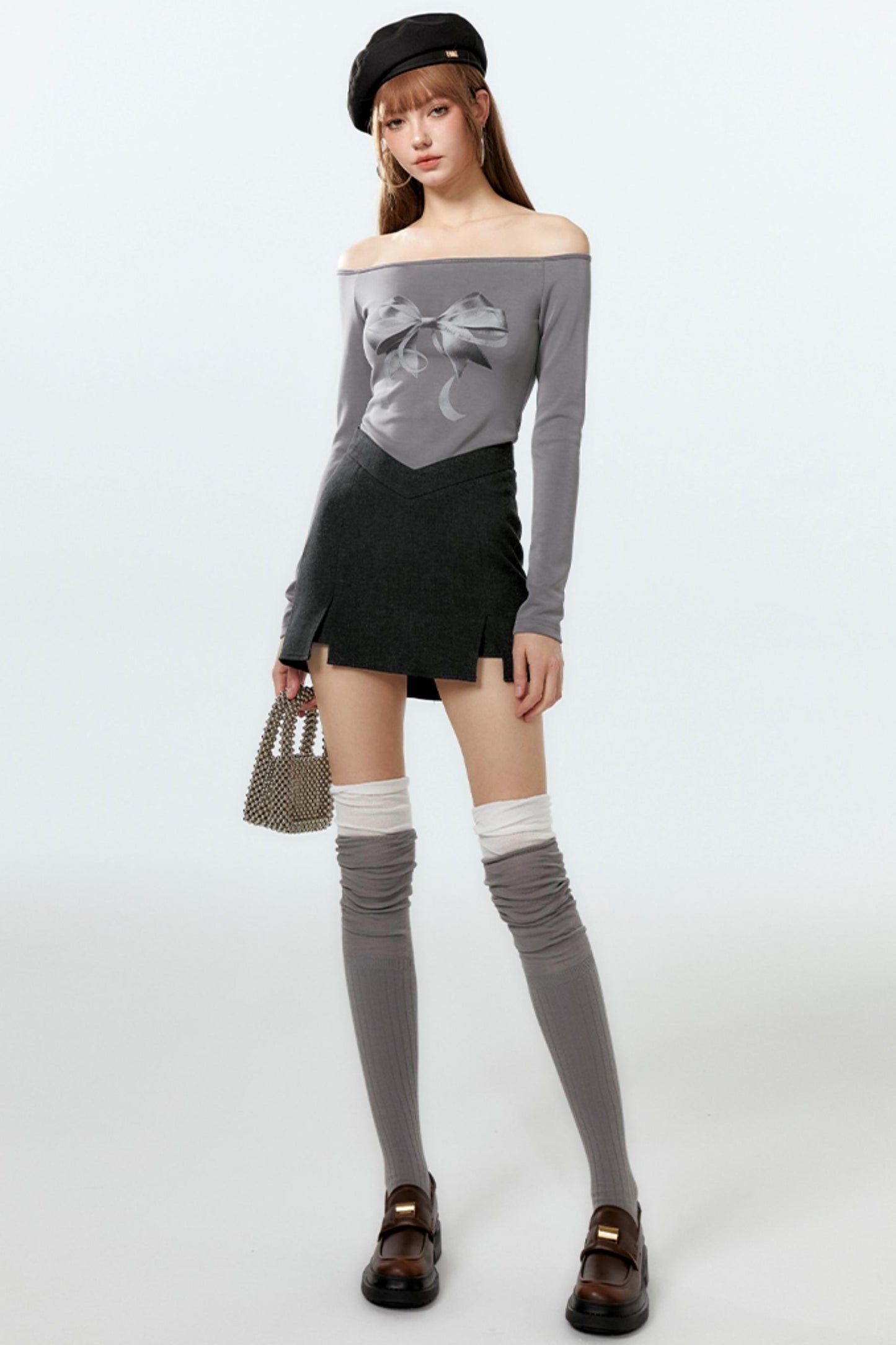 Chic Embroidered Skirt Set-Up